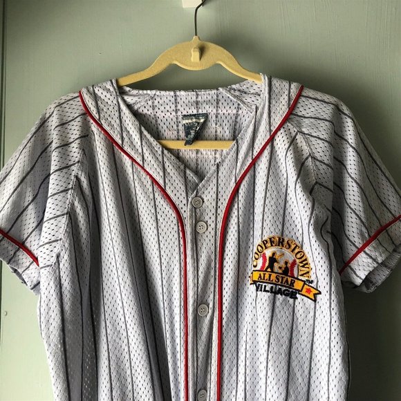 Cooperstown All Star Village Mens Size Small COOPERSTOWN GEAR Game Jersey No 17 - Picture 5 of 7